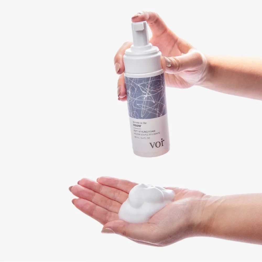 💦 Voir Secrets in the Snow: Soft Styling Foam - Non-Aerosol